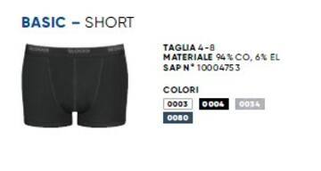 TRIUS2 SHORT- s2 short boxer uomo cotone basic short - Fratelli Parenti